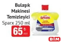 ASPEROX SPARX BULAŞIK MAKİNESİ TEMİZLEYİCİ 250 ML